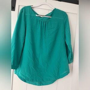 J. Crew Turquoise Blouse
